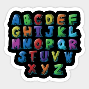 ABCD Design Sticker